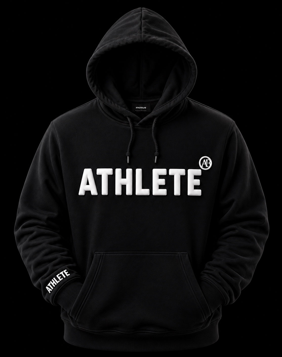 Black ATHLETE hoodie