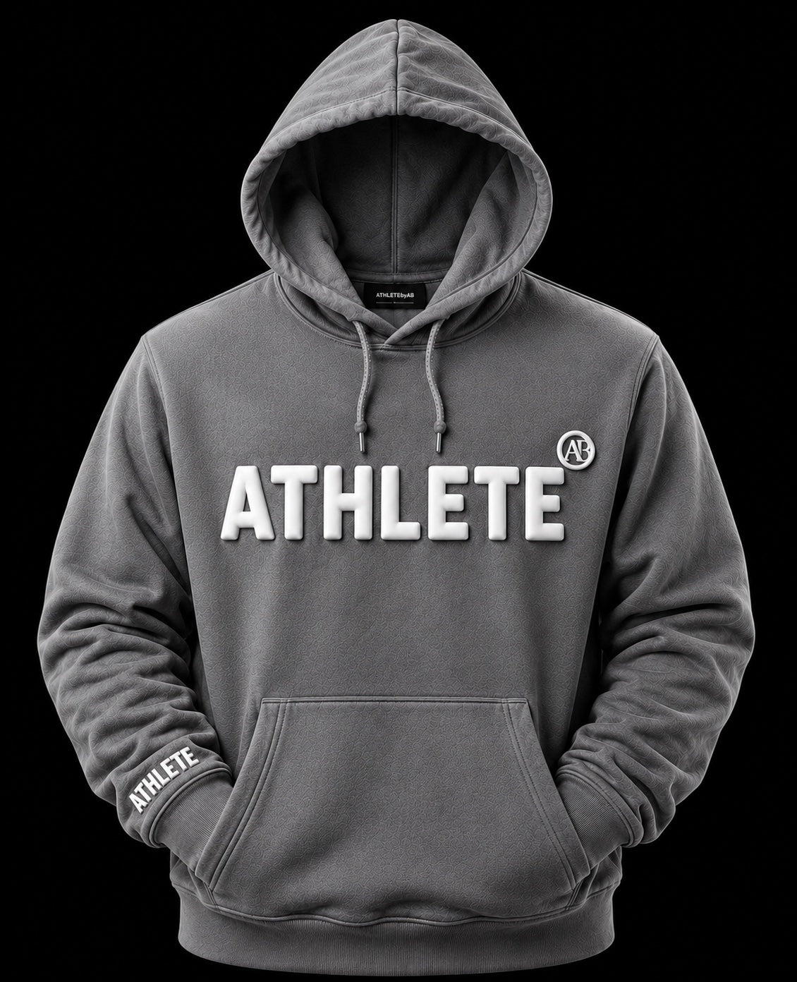 Grey ATHLETE hoodie